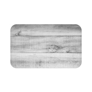 Light Gray Wood Memory Foam Mat - MAT53