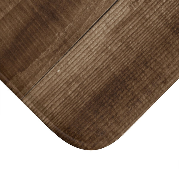 Brown Wood Memory Foam Mat - MAT55