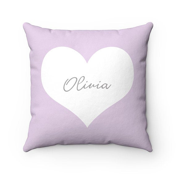 Dream Big Little One, Nursery Throw Pillow COVER, Dream Big Pillow, Personalized Decorative Accent Pillow, Lavender Nursery Pillow - PIL20